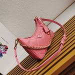 Prada Re-Edition 1995 Chaine Mini Bag in Pink Re-Nylon - Image 5