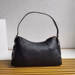Prada Aimee Large Shoulder Bag in Black Leather - Image 4