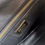 Prada Aimee Large Shoulder Bag in Black Leather - Image 3