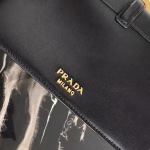 Prada Belle Shoulder Bag In Black Calfskin - Image 4