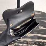 Prada Belle Shoulder Bag In Black/White Calfskin - Image 8