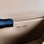 Prada Symbole Shoulder Bag In Beige Saffiano Leather - Image 2
