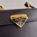 Prada Symbole Shoulder Bag In Black Saffiano Leather - Image 6