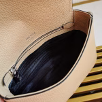 Prada Flap Shoulder Bag in Sand Grained Leather - Image 9