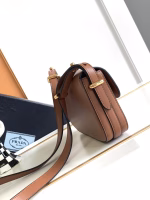 Prada Shoulder Bag in Cognac Smooth Calfskin - Image 10