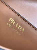 Prada Shoulder Bag in Cognac Smooth Calfskin - Image 7