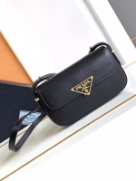 Prada Shoulder Bag in Black Smooth Calfskin - Image 8