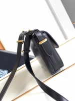 Prada Shoulder Bag in Black Smooth Calfskin - Image 10