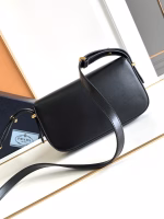 Prada Shoulder Bag in Black Smooth Calfskin - Image 7