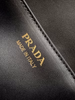 Prada Shoulder Bag in Black Smooth Calfskin - Image 4