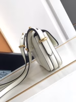 Prada Shoulder Bag in White Smooth Calfskin - Image 5