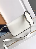 Prada Shoulder Bag in White Smooth Calfskin - Image 3