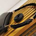 Prada Shoulder Bag in Black Brushed Calfskin - Image 4
