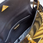Prada Shoulder Bag in Black Brushed Calfskin - Image 2
