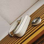 Prada Shoulder Bag in White Brushed Calfskin - Image 10