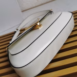 Prada Shoulder Bag in White Brushed Calfskin - Image 3