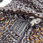 Prada Small Tote Bag In Black Woven Raffia - Image 3