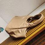 Prada Medium Tote Bag in Beige Nappa Leather - Image 8