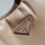 Prada Medium Tote Bag in Beige Nappa Leather - Image 6