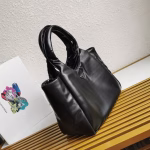 Prada Medium Tote Bag in Black Nappa Leather - Image 2