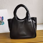 Prada Medium Tote Bag in Black Nappa Leather - Image 10