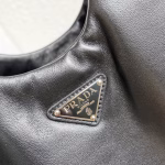Prada Medium Tote Bag in Black Nappa Leather - Image 7