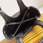Prada Medium Tote Bag in Black Nappa Leather - Image 4