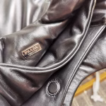 Prada Medium Tote Bag in Black Nappa Leather - Image 3