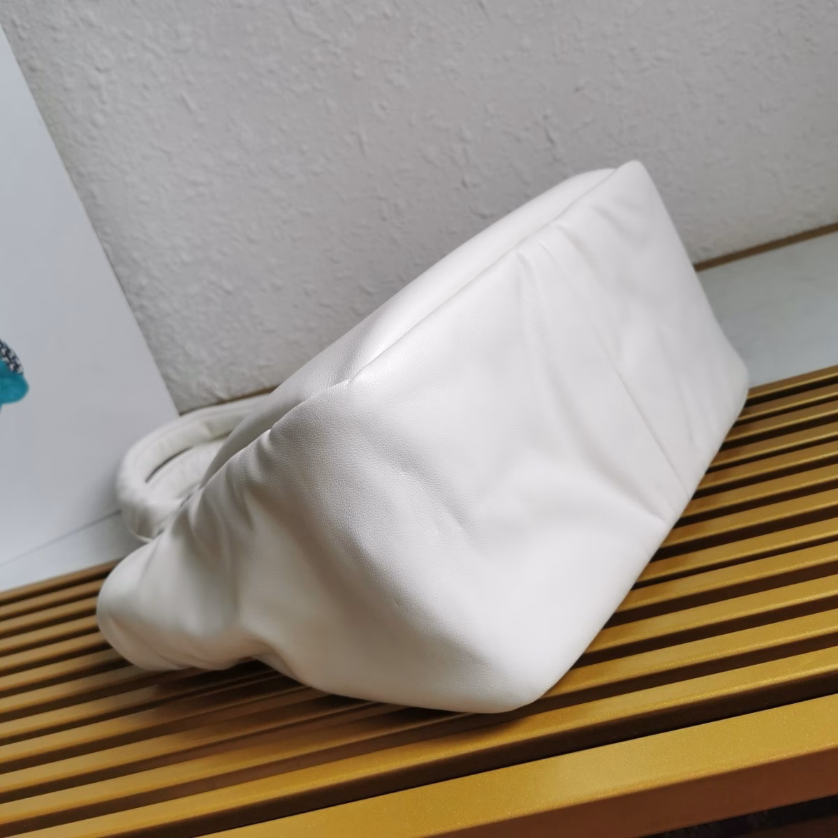 Prada Medium Tote Bag in White Nappa Leather - Image 6