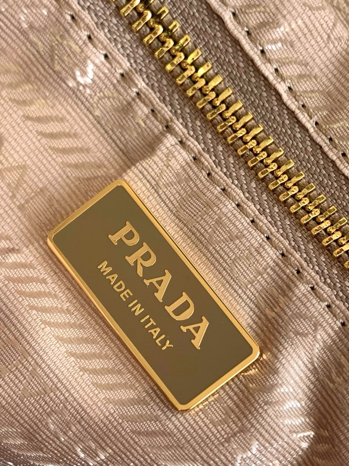 Prada Re-Edition 1995 Tote Bag in Beige Re-Nylon - Image 9