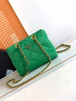 Prada Re-Edition 1995 Tote Bag in Green Re-Nylon - Image 6