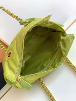Prada Re-Edition 1995 Tote Bag in Lime Green Re-Nylon - Image 4