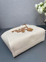 Prada Medium Blend Tote Bag in Linen - Image 6