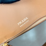 Prada Large Tote Bag in Brown Leather with Buckles - Image 8