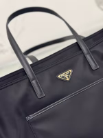 Prada Re-Edition 1978 Large Tote Bag in Black Re-Nylon - Image 2