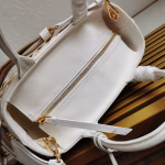 Prada Medium Blend Tote Bag in Wicker and Linen - Image 4