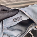 Prada Blue Nylon Re-Edition 2006 Hobo Bag - Image 5