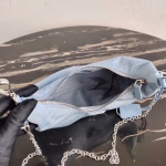 Prada Blue Nylon Re-Edition 2006 Hobo Bag - Image 6