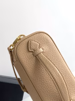 Prada Mini Vanity Bag in Sand Beige Grained Leather - Image 3