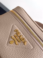 Prada Mini Vanity Bag in Light Pink Grained Leather - Image 5