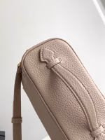 Prada Mini Vanity Bag in Light Pink Grained Leather - Image 9