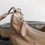 Prada Re-Edition 2005 Shoulder Bag In Beige Nylon - Image 8