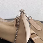 Prada Re-Edition 2005 Shoulder Bag In Beige Nylon - Image 5