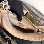 Prada Re-Edition 2005 Shoulder Bag In Beige Nylon - Image 4
