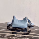 Prada Blue Nylon Re-Edition 2005 Shoulder Bag - Image 4