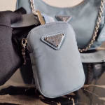 Prada Blue Nylon Re-Edition 2005 Shoulder Bag - Image 8