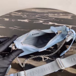Prada Blue Nylon Re-Edition 2005 Shoulder Bag - Image 3