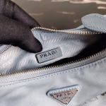 Prada Blue Nylon Re-Edition 2005 Shoulder Bag - Image 5