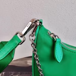 Prada Green Nylon Re-Edition 2005 Shoulder Bag - Image 6