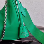 Prada Green Nylon Re-Edition 2005 Shoulder Bag - Image 3